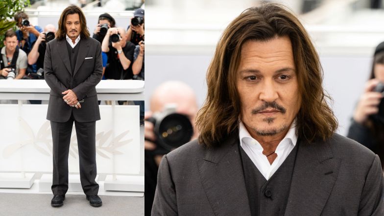 Johnny Depp promuje film w Cannes