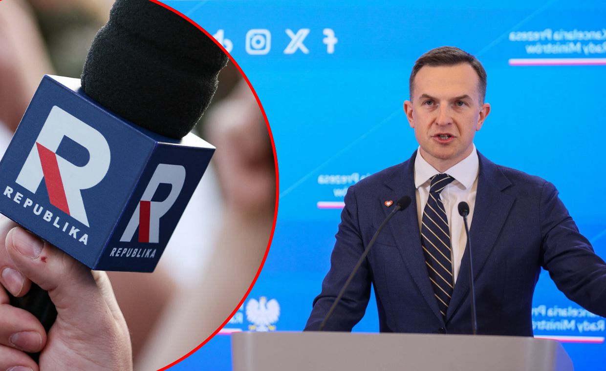 Szłapka zrewanżował się TV Republika. Mówił o "obrzydliwych" paskach