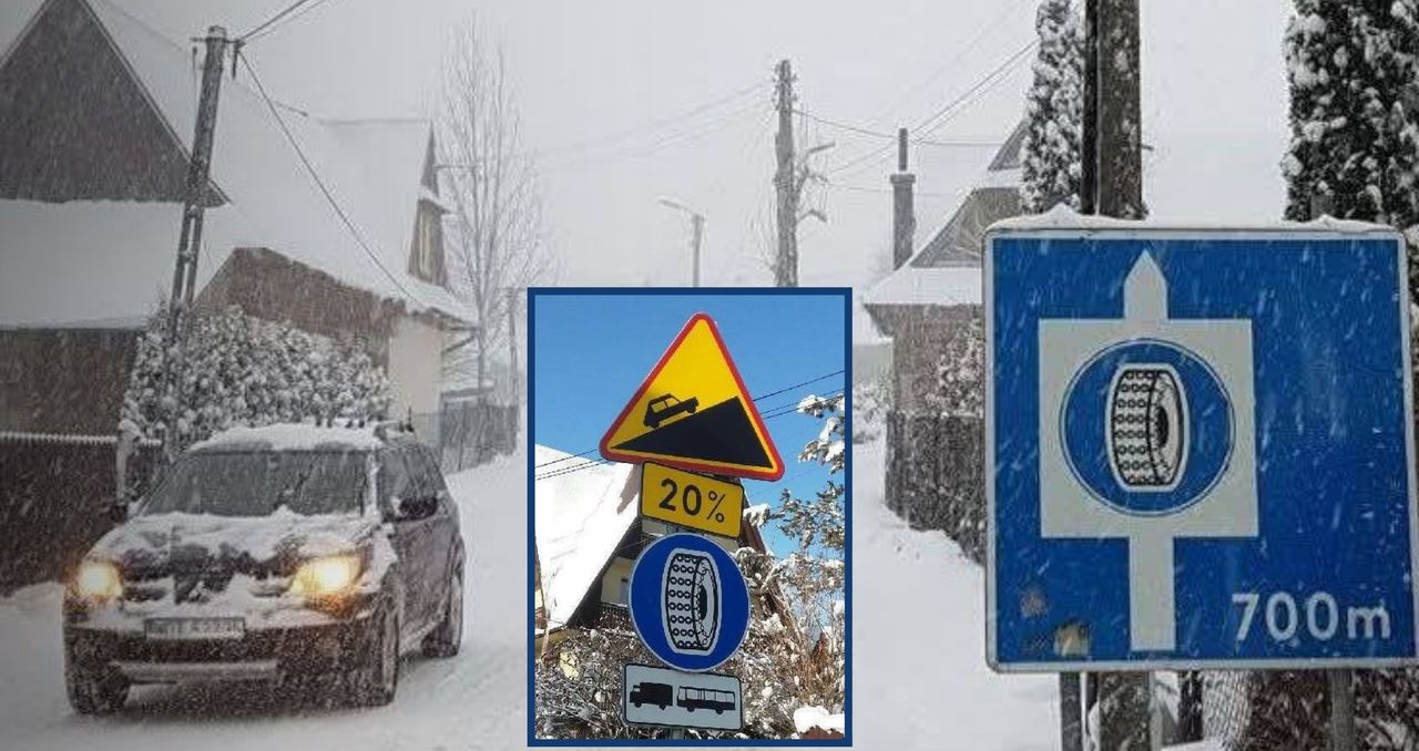 Trudne warunki na tatrzańskich drogach. W góry tylko na "zimówkach"!