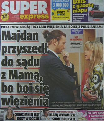 Majdan PRZYSZEDŁ DO SĄDU Z MAMĄ!