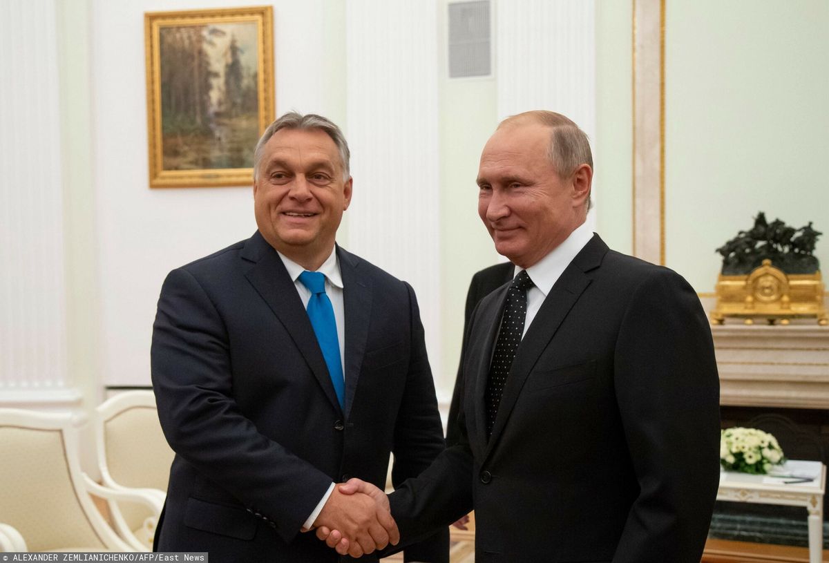 Spotkanie Orbana i Putina na Kremlu