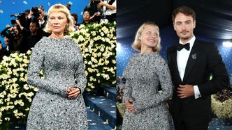 Pamela Anderson rozsyła uśmiechy na gali w towarzystwie 28-letniego syna