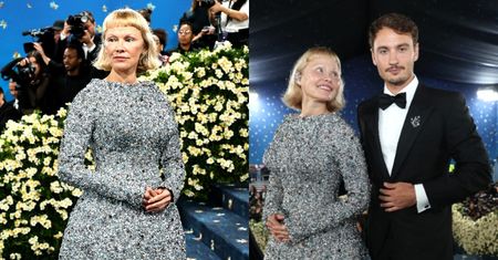 Pamela Anderson rozsyła uśmiechy na gali w towarzystwie 28-letniego syna