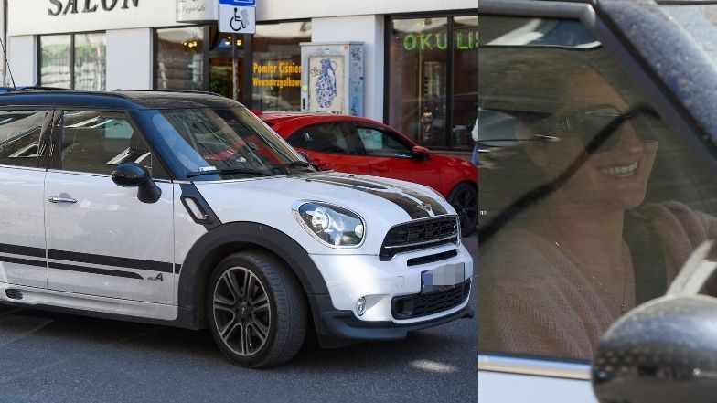 Zofia Zborowska parkuje na zakazie i rusza na zakupy
