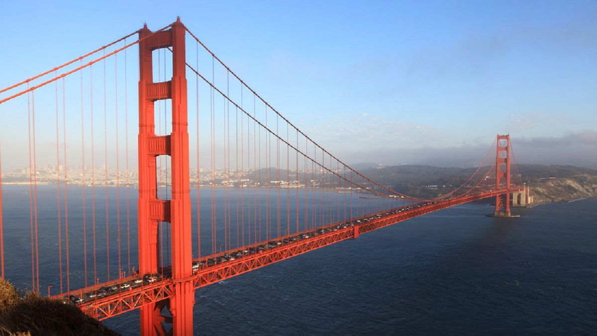 "Gwiżdzący most" w USA. Tajemnicze dźwięki po remoncie Golden Gate 1
