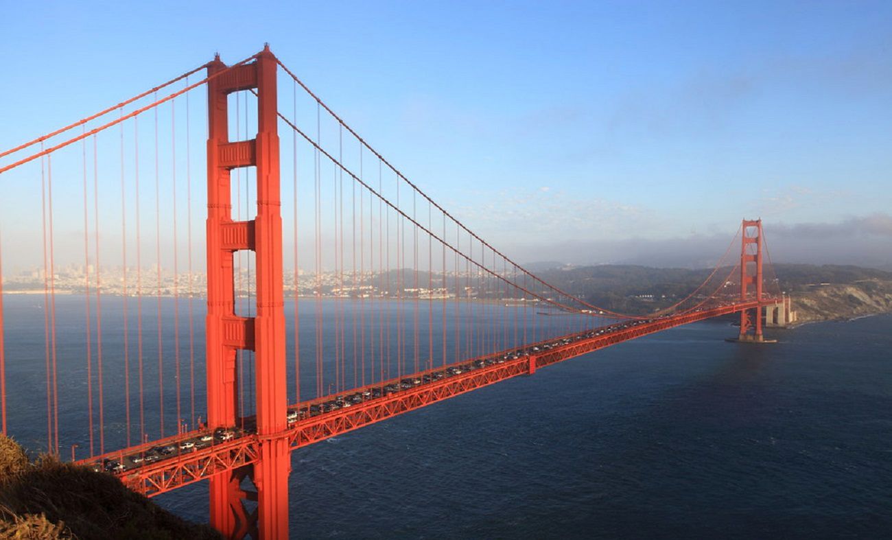 "Gwiżdzący most" w USA. Tajemnicze dźwięki po remoncie Golden Gate 1