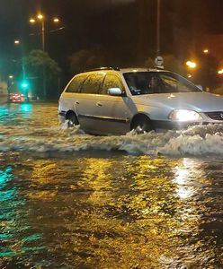 Ulice zamieniły się w rwące potoki. Przez Gorzów Wielkopolski przeszła nawałnica