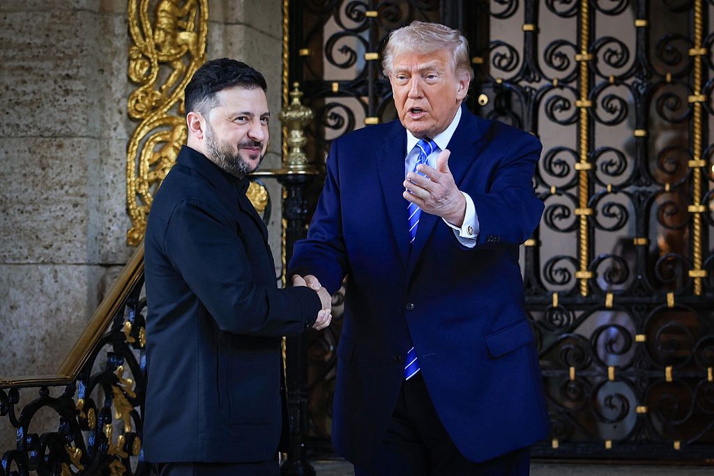 Zełenski i Trump na Florydzie