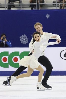 Madison Chock i Evan Bates w 2012 roku