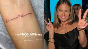 Anna Lewandowska ma NOWY TATUAŻ! "Serce namalowane przez moje dzieci". Ładny? (FOTO)