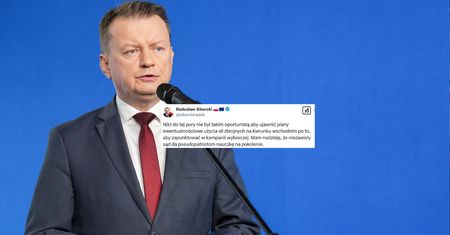 Sikorski uderza w Błaszczaka. "Sąd da pseudopatriotom nauczkę"