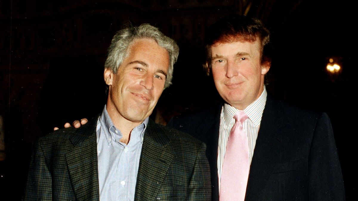 Jeffrey Epstein i Donald Trump.