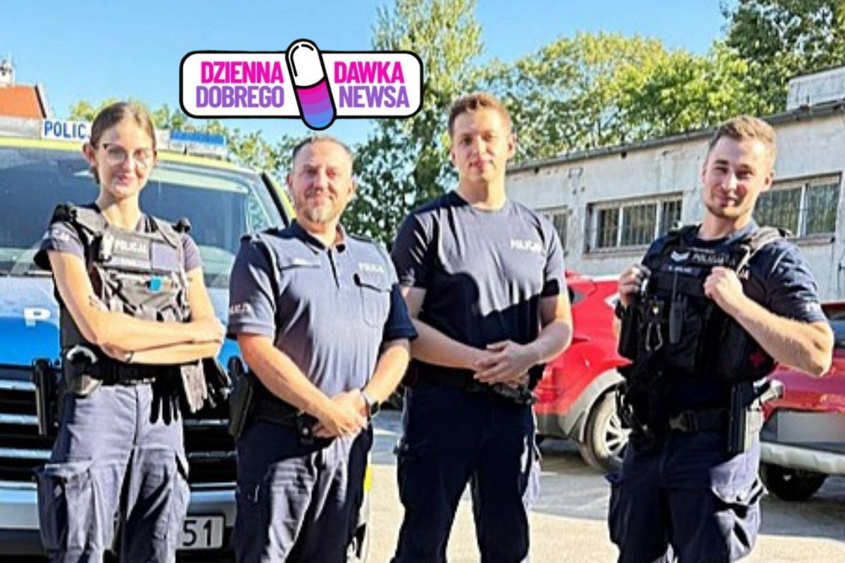Nie wiedział, gdzie jest. Nietypowa akcja policjantów. Uratowali życie
