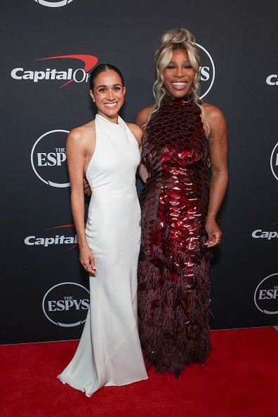 The 2024 ESPY Awards - BackstageHOLLYWOOD, CALIFORNIA - JULY 11: (Exclusive Coverage) (L-R) Meghan, Duchess of Sussex and Serena Williams attend the 2024 ESPY Awards at Dolby Theatre on July 11, 2024 in Hollywood, California. (Photo by Kevin Mazur/Getty Images for W+P)Kevin Mazurbestof, topix