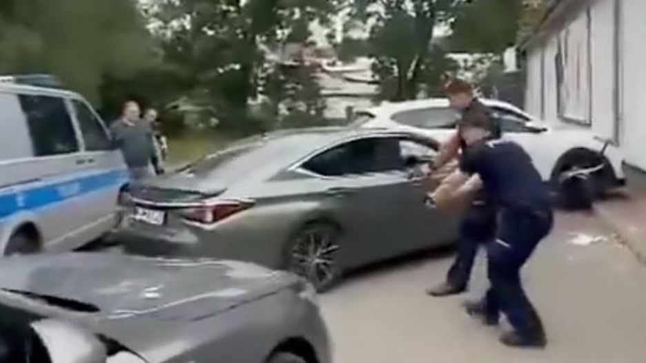 Akcja przed Biedronką w Bolkowie