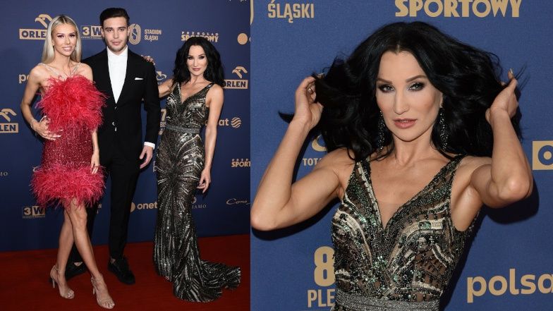 Justyna Steczkowska z synem