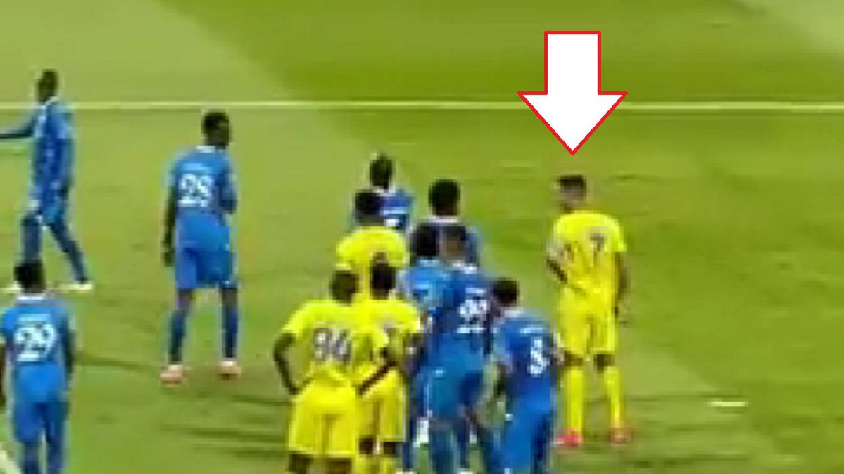 Niesportowe zachowanie Cristiano Ronaldo