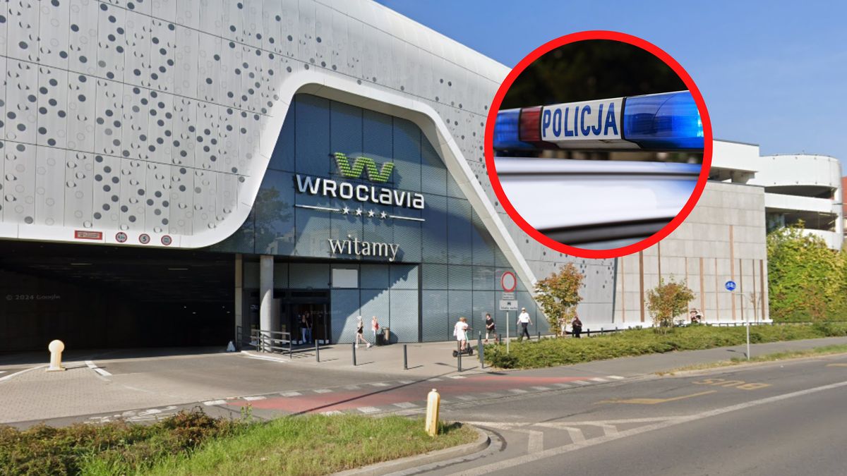 Strzelanina we wrocławskim centrum handlowym.