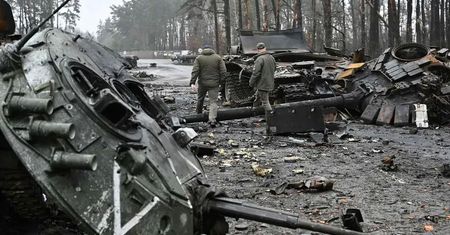 1000 dni wojny. Ukraina cmentarzyskiem rosyjskiego sprzętu