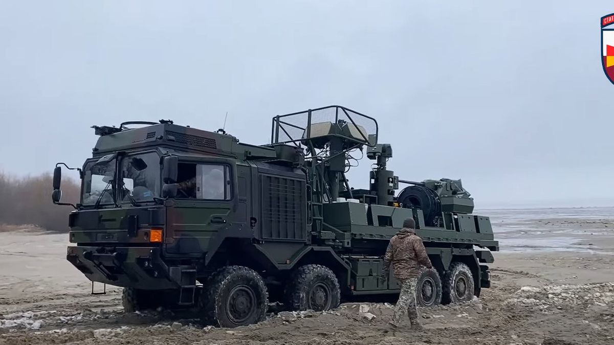 Wykorzystywany w Ukrainie system MSI-DS Terrahawk Paladin.