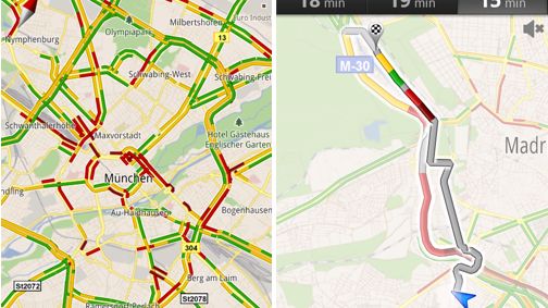 Google Maps z informacjami o korkach także w Polsce 1