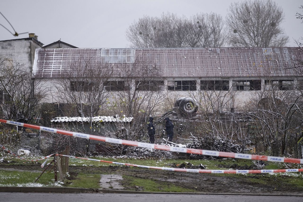 Po budynku nie ma śladu. Pokazano miejsce wybuchu rakiety w Polsce