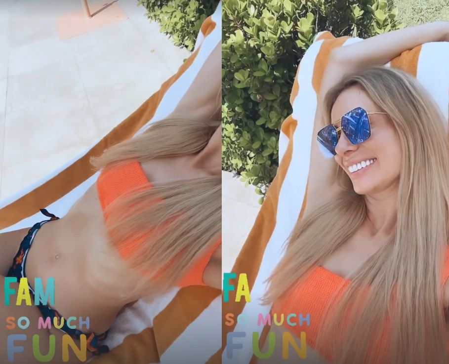 Izabela Janachowska bawi się z rodziną w Dubaju 