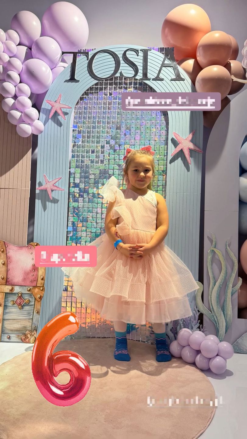 Bajkowe urodziny córki Sylwii Bomby