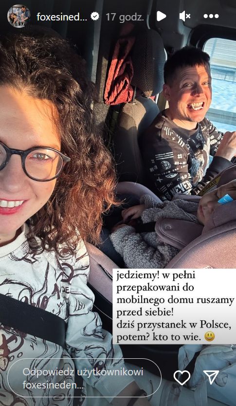 Jakub Tolak i Zofia Samsel wraz z córką wrócili do podróżowania