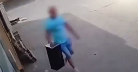 Ukradł kosz z popielniczką. Chciał go podarować żonie