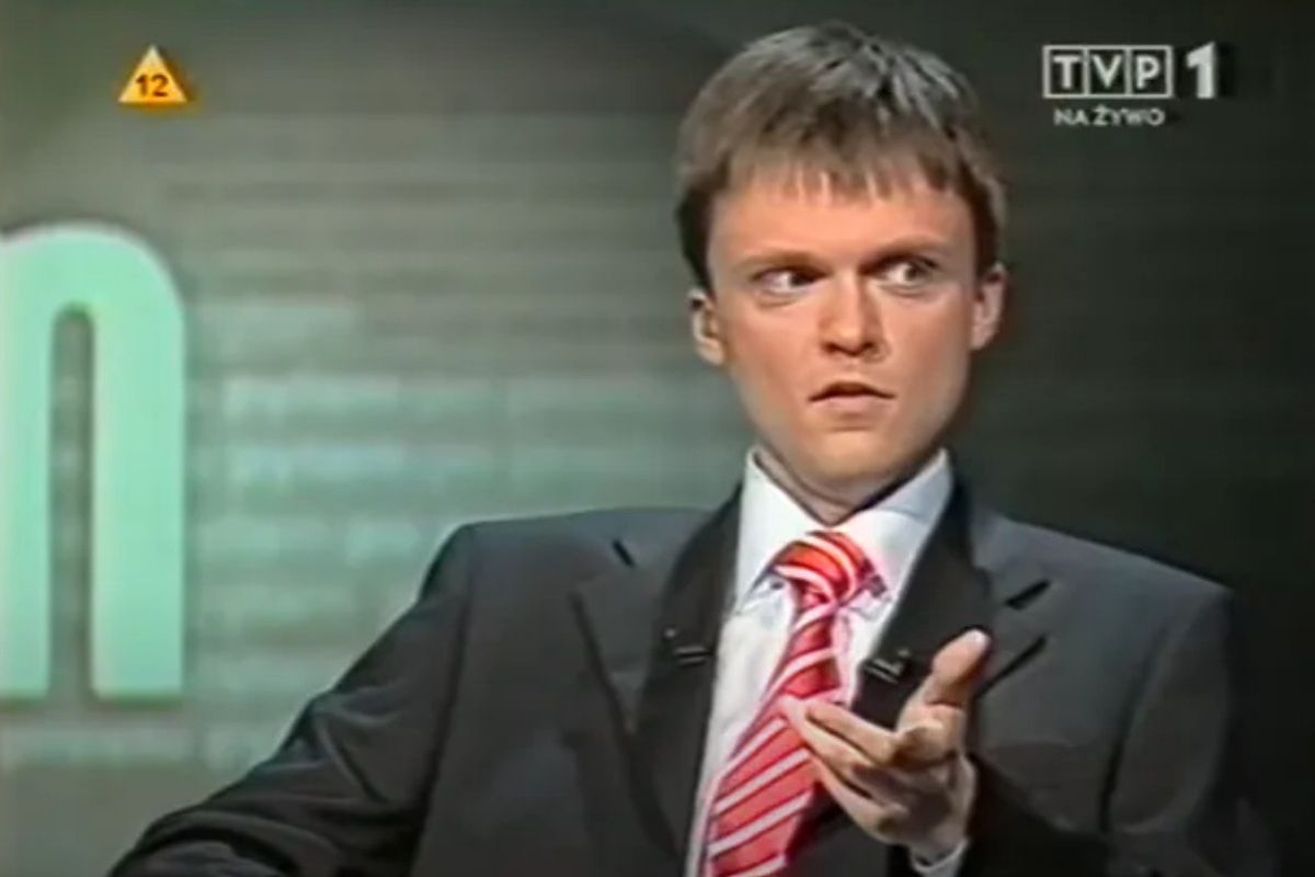 Szymon Hołownia za czasów talk-show w TVP