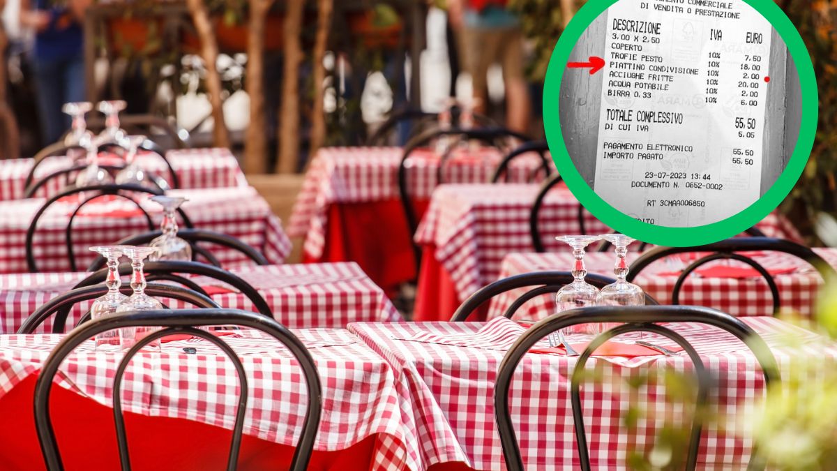 Kobieta po otrzymaniu paragonu za obiad przeżyła niemały szok.