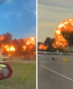 Katastrofa samolotu transportowego w USA. Filmy z wypadku