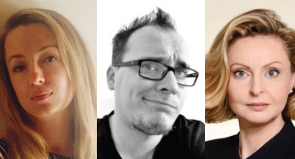 Ewa Rostalska, Mateusz Miłobędzki i Beata Sadowska w agencji Generations