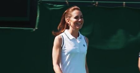Księżna Kate zagrała z Federerem. Nie uwierzysz, co zrobiła dziewczynka od podawania piłek