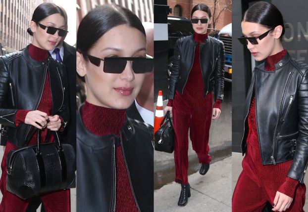 #TRENDY: Bella Hadid w kombinezonie z golfem