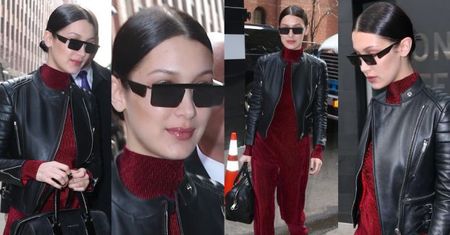 #TRENDY: Bella Hadid w kombinezonie z golfem