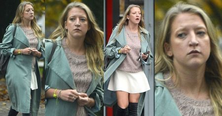 Lara Gessler w modnej stylizacji krzywi się do paparazzi (ZDJĘCIA)