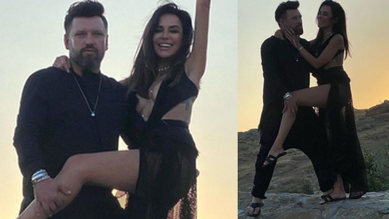 Natalia Siwiec pozuje z mężem na greckich wakacjach