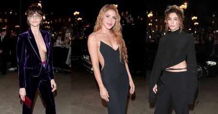 Tłum gwiazd na pokazie Toma Forda: zniewalająca Shakira, Cara Delevingne z giga dekoltem i Paris Jackson (ZDJECIA)