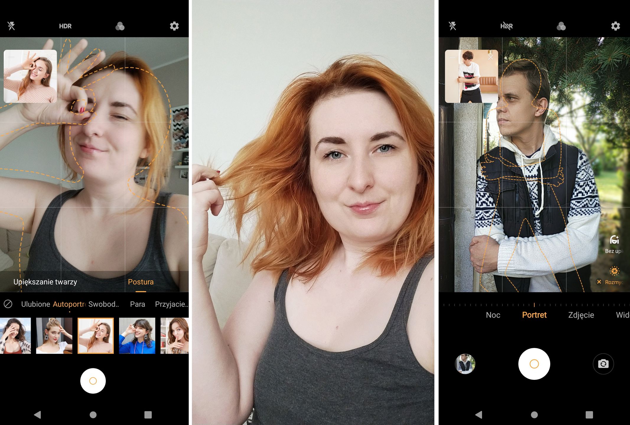 Z vivo Y70 pozowanie do selfie to nic trudnego