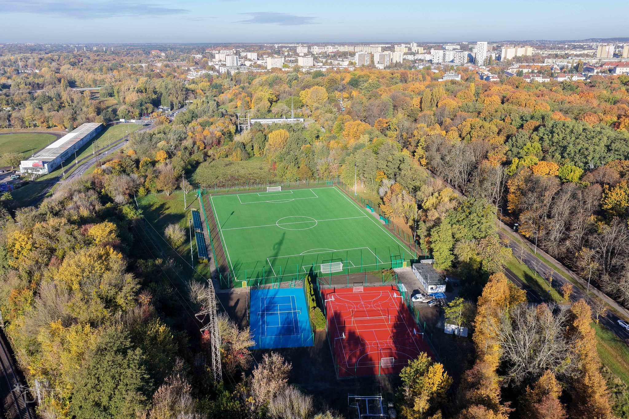 Kompleks sportowy przy al. Armii Poznań fot. PIM