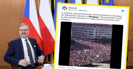 Czesi wyszli na ulice. Protesty w Pradze