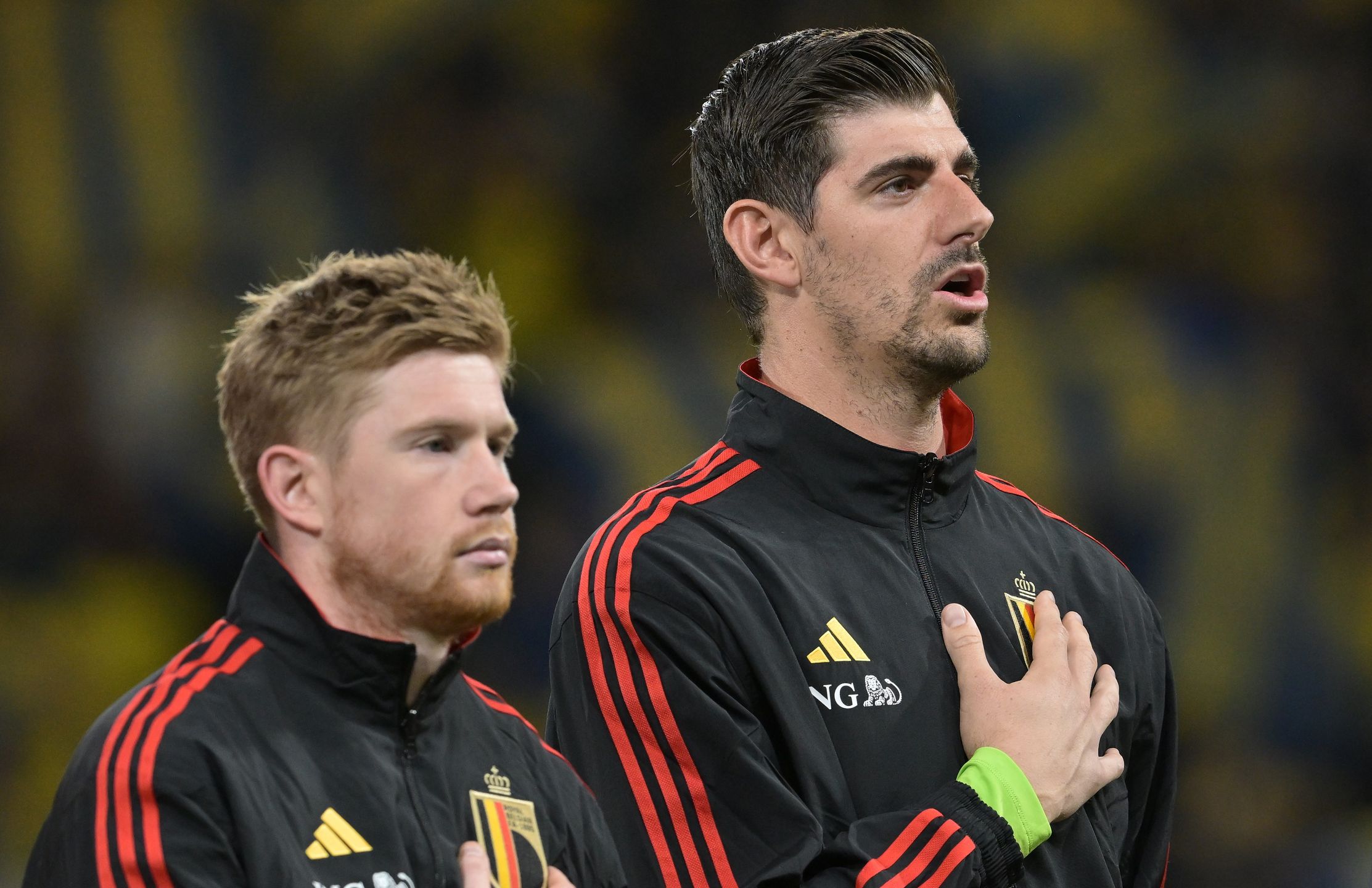 Kevin de Bruyne i Thibaut Courtois
