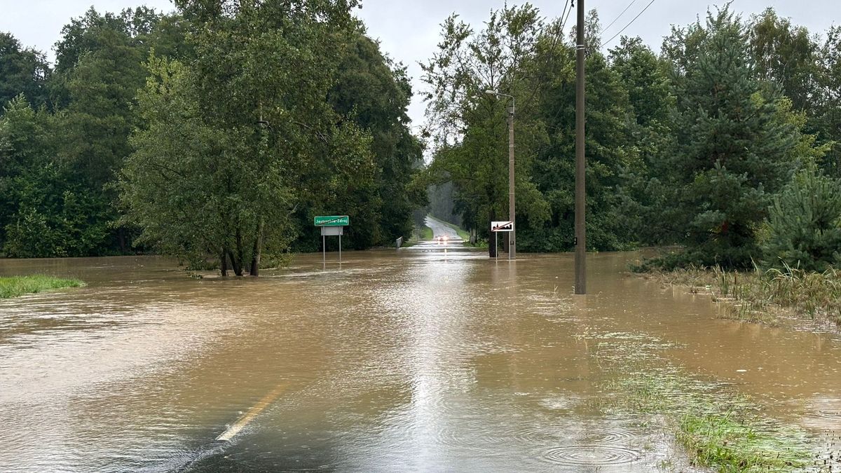 Zalane drogi w woj. śląskim