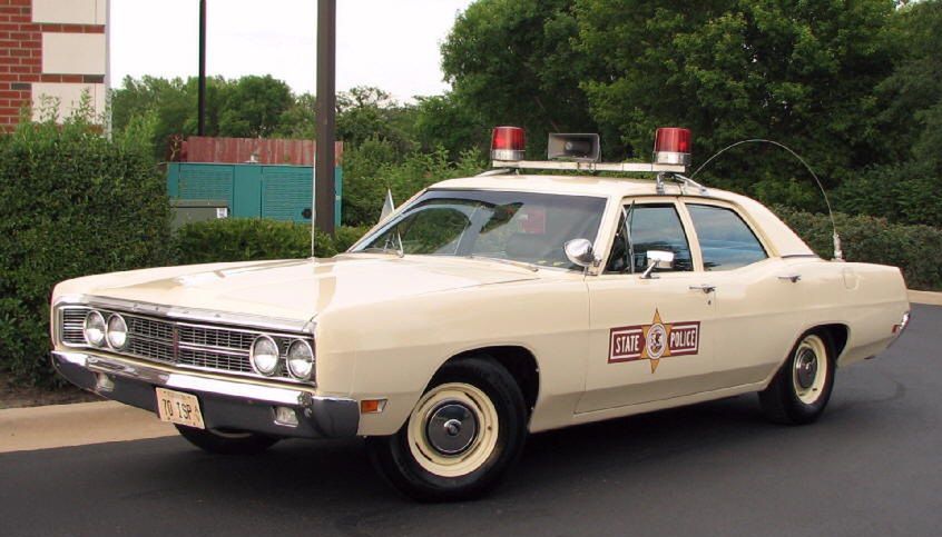 1970 Ford Custom Illinois State Police