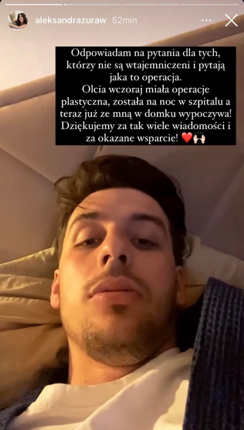 Ola Żuraw przeszła operację!