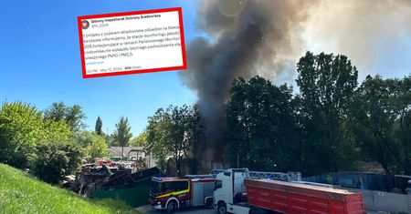 Co z powietrzem po pożarze? GIOŚ informuje