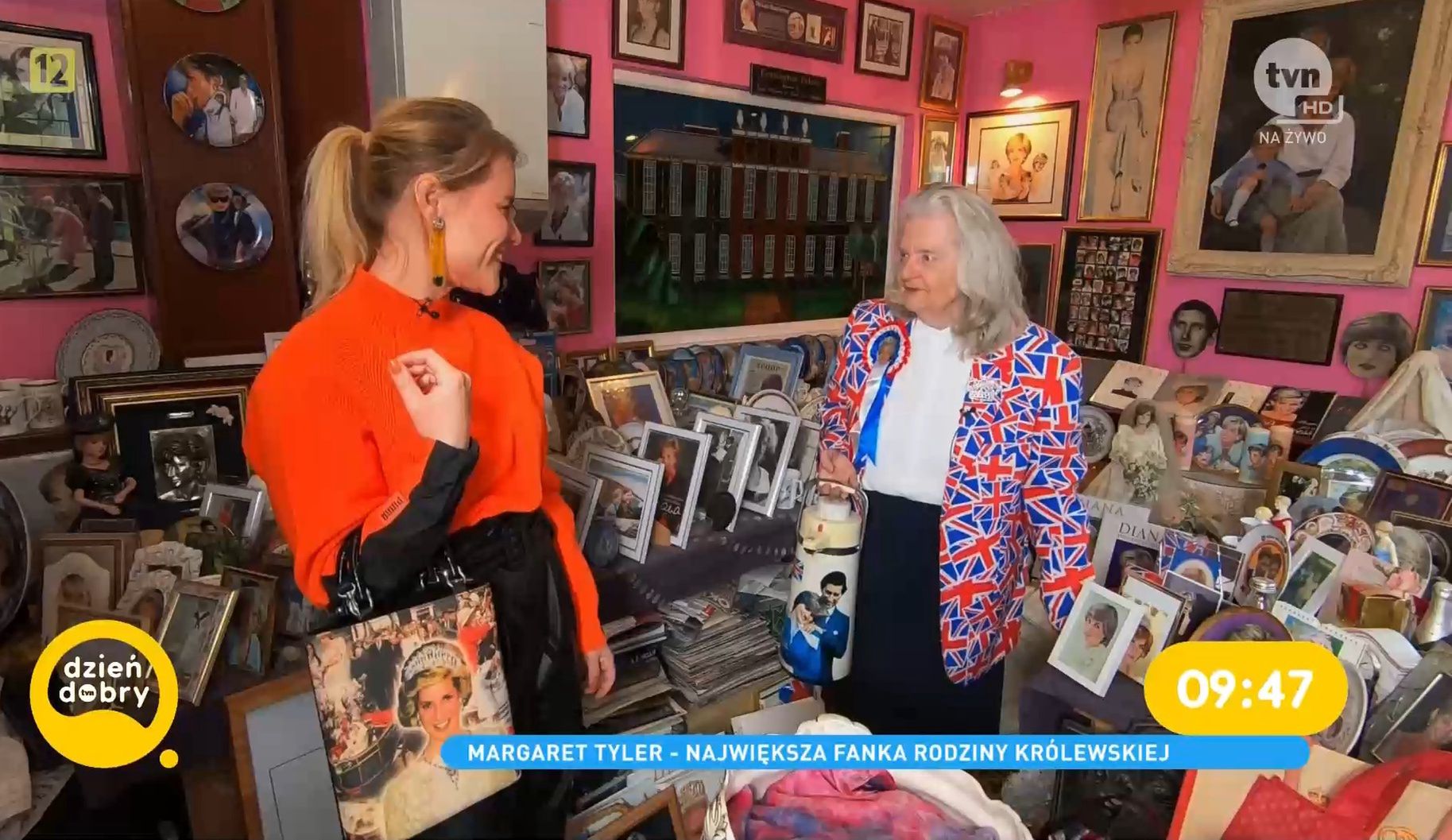 Reporterka Anna Senkara odwiedzila z kamerą "Dzień dobry TVN" dom Margaret Tyler. 