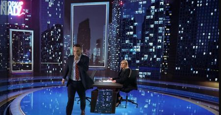 Zirytowany Sikorski wyszedł ze studia. Olejnik skomentowała
